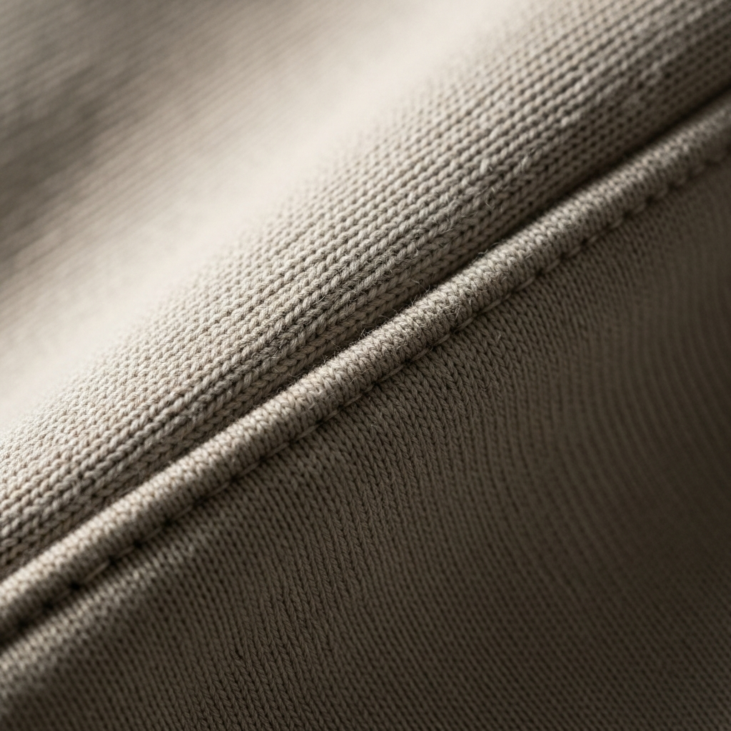 Craftsmanship detail of premium hoodie fabric
